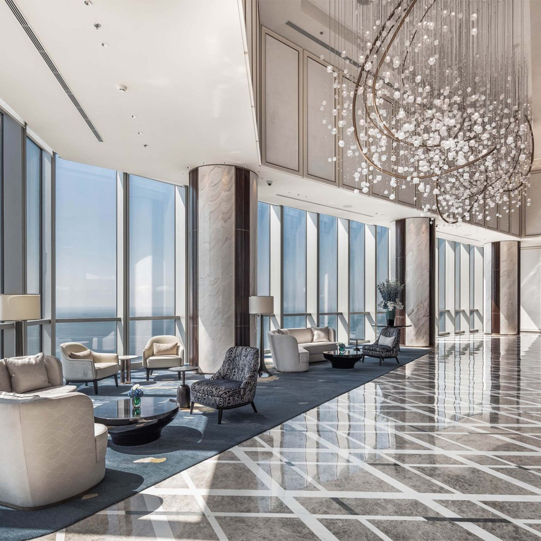 5. The crystal chandelier by day | St. Regis Qingdao by Xin Tian & Archilier Architecture