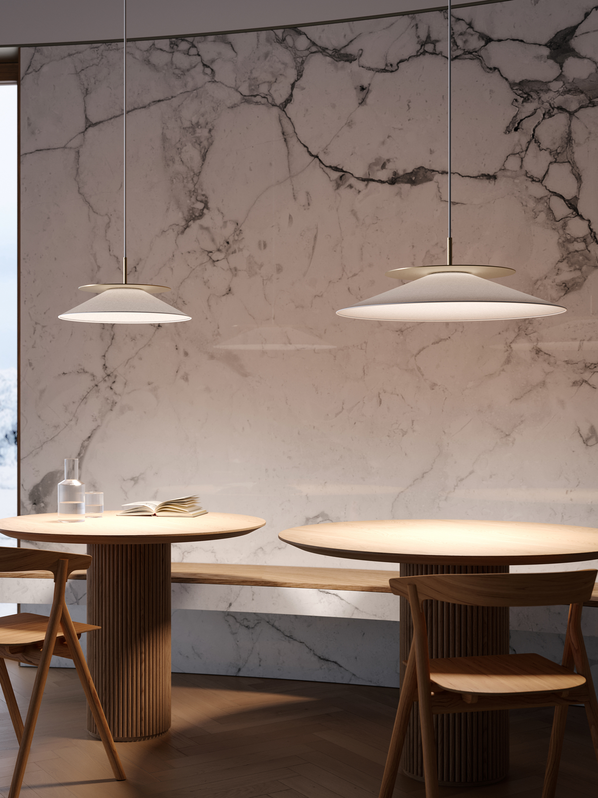 3. Asia, a collection that includes table, wall and pendant models in different sizes, for Contardi - ph. courtesy Contardi
